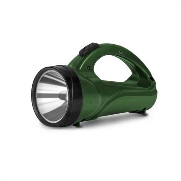 SYSKA T318S Strong ABS Material Body, Micro USB Charging, 10-12 Hours Working Time Torch-Green